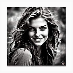 Lesley Portrait Canvas Print