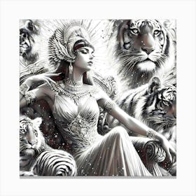 Cleopatra Portrait Artwork 32 Canvas Print