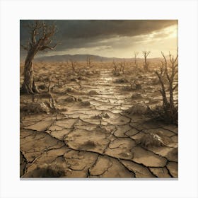 Dry Land 39 Canvas Print