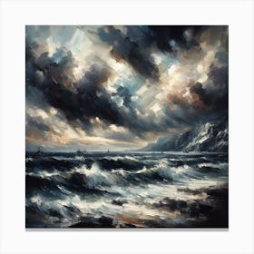 Stormy Sea 2 Canvas Print