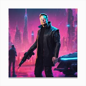 Elon Musk 6 Canvas Print