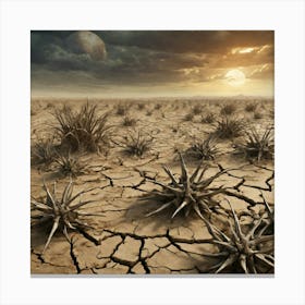 Dry Landscape 14 Canvas Print