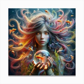 Mermaid 49 Canvas Print