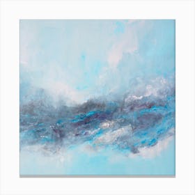 Abstract Sky Painting Square Canvas Print