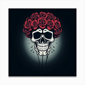 Day Of The Dead Skull 8 Canvas Print