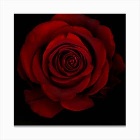 Red Rose Canvas Print