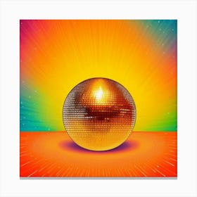 Disco Ball Canvas Print