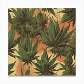 Default Default Retro Vintage Cannabis For Defferent Seasons A 0 (1) Canvas Print