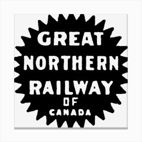 Great Northern Railway Of Canada Canvas Print