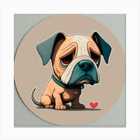 Bulldog Canvas Print