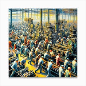 Factory 2 Canvas Print