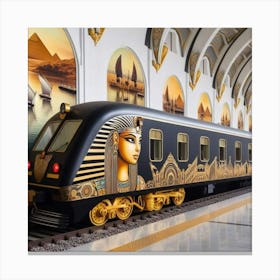 Egyptian Train 1 Canvas Print