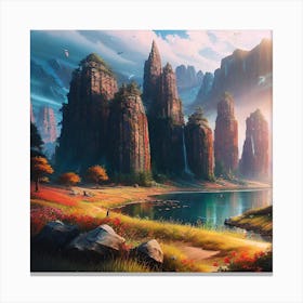 Fantasy Landscape 4 Canvas Print