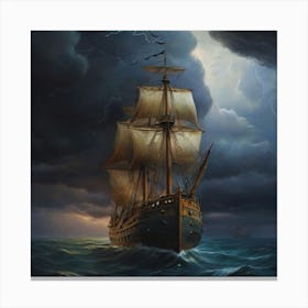 Stormy Seas.21 Canvas Print