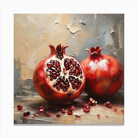 Pomegranate fruit Canvas Print