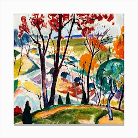 Landscape With Trees 7 Canvas Print