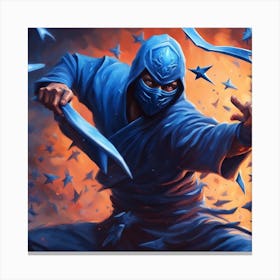 Ninja Ninja Canvas Print