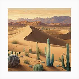 Desert Landscape 5 Canvas Print