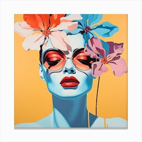 floral woman 10 Canvas Print