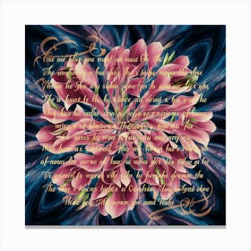 I Am A Flower Canvas Print