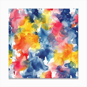 Watercolor Splatters 11 Canvas Print