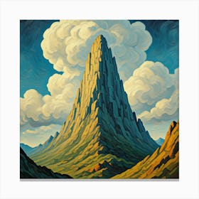 Mountain In The Sky Canvas Print