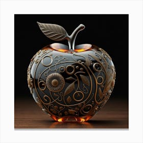 The glass apple an intricate design that adds to its exquisite appeal. 18 Canvas Print