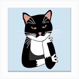 Sarcastic Cat Canvas Print