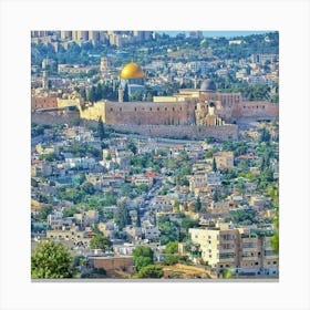 Jerusalem City Canvas Print