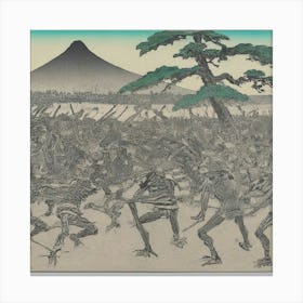 Battle Of Fuji Canvas Print