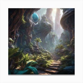 Fantasy Forest Canvas Print