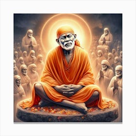 Sai Baba Canvas Print