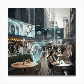 Sydney'S Smart City Canvas Print