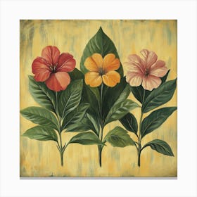 Hibiscus Art 7 Canvas Print