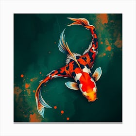 Koi Fish 61 Canvas Print