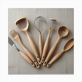 Kitchen Utensils 2 Canvas Print