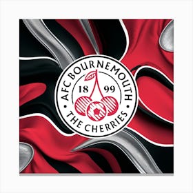 A.F.C. Bournemouth Logo Wall Arts 32 Canvas Print