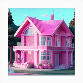 Barbie Dream House (730) Canvas Print