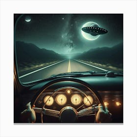 Alien Spaceship 1 Canvas Print