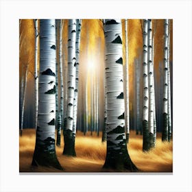 Birch Trees 24 Canvas Print