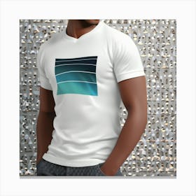 Blue Wave T-Shirt Canvas Print