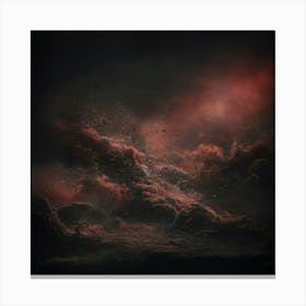 Dark Clouds In The Sky Canvas Print