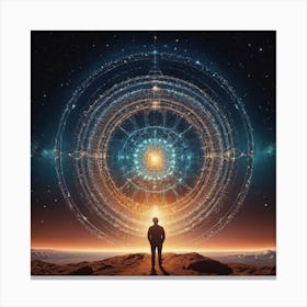 Nebula Man Canvas Print