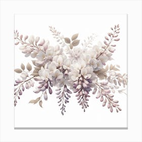 Flowers of Wisteria 1 Canvas Print