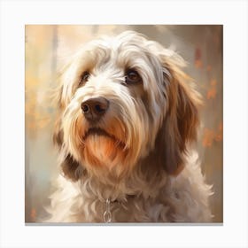 Portrait Of A Dog Canvas Print