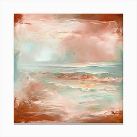 Serene Tropical Beach That Has Been Brought To Life. Canvas Print