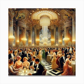 Gala Dinner Canvas Print