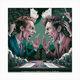 Debate Duel Canvas Print