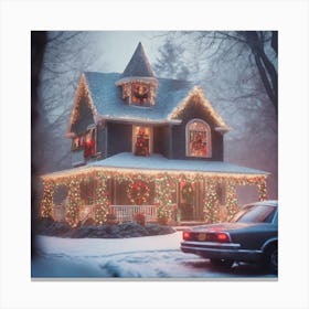 Christmas House 79 Canvas Print