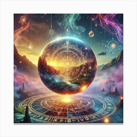 Astrology Canvas Print